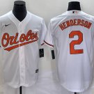 Gunnar Henderson Orioles White Home Replica Jersey