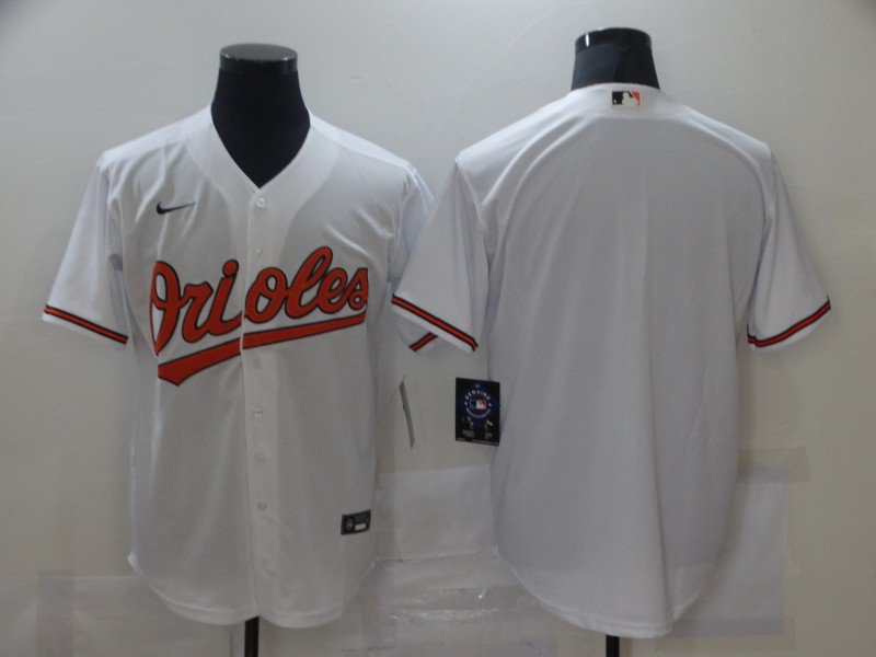 Team Orioles White Home Replica Jersey