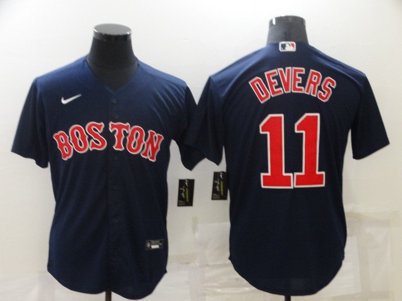 Rafael Devers Red Sox Navy Alternate Replica Jersey