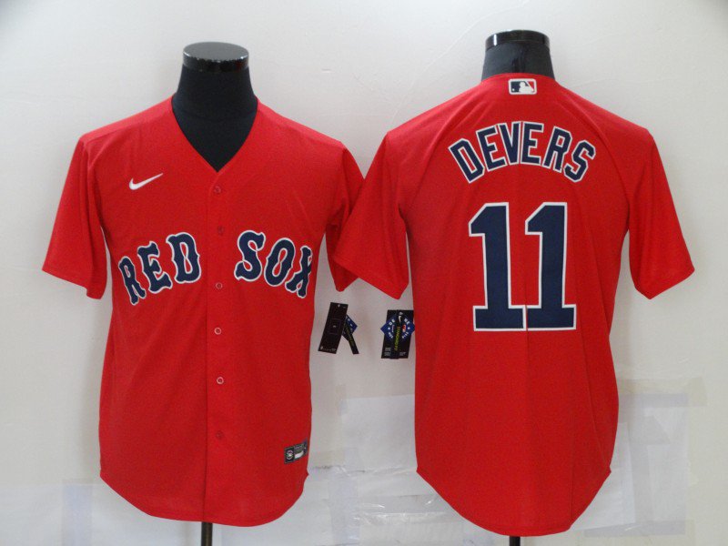 Rafael Devers Red Sox Red Alternate Replica Jersey