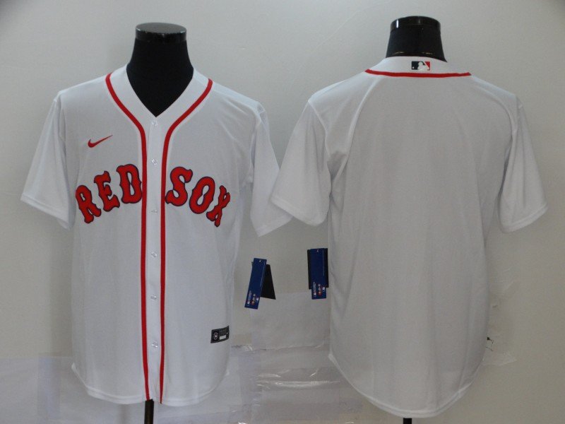 Team Red Sox White Home Replica Jersey