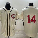Ernie Banks Cubs Cream 2022 Field of Dreams Replica Jersey