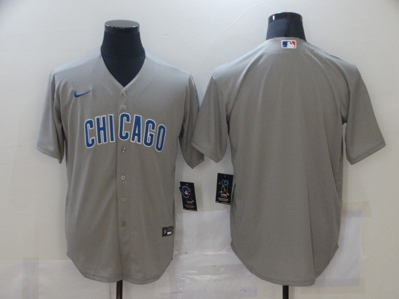 Team Cubs Gray Road Replica Jersey
