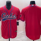 Team Cubs Red Fashion Replica Jersey
