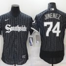 Eloy Jimenez White Sox Black 2021 City Connect Authentic Jersey