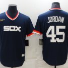 Michael Jordan White Sox Navy Cooperstown Jersey