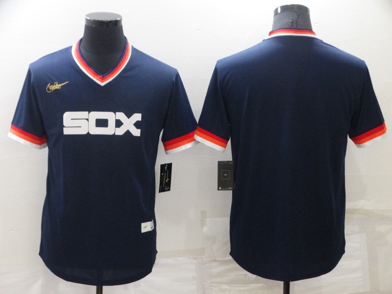 Team White Sox Navy Cooperstown Jersey