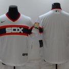 Team White Sox White Throwback Jersey
