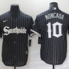 Yoan Moncada White Sox Black 2021 City Connect Replica Jersey
