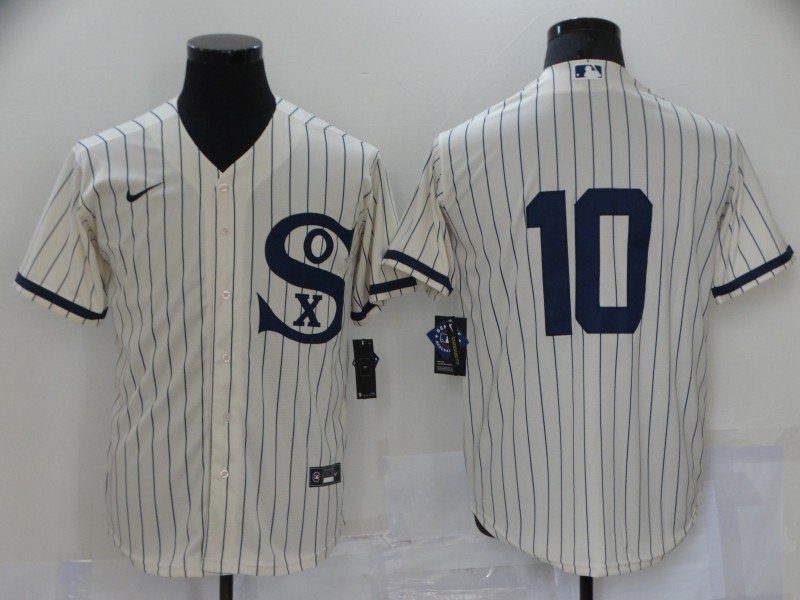 Yoan Moncada White Sox Cream 2021 Field of Dreams Replica Jersey