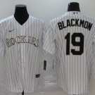 Charlie Blackmon Rockies White Home Replica Jersey