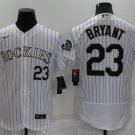 Kris Bryant Rockies White Purple Home Authentic Jersey