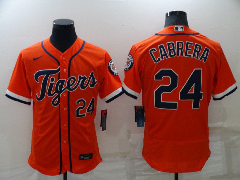 Miguel Cabrera Tigers Orange Authentic Jersey