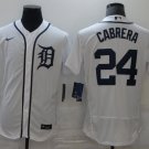 Miguel Cabrera Tigers White Home Authentic Jersey