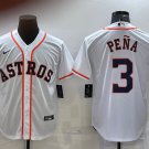 Jeremy Pena Astros White Home Replica Jersey