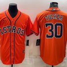 Kyle Tucker Astros Orange Alternate Replica Jersey