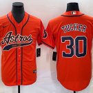 Kyle Tucker Astros Orange Fashion Replica Jersey