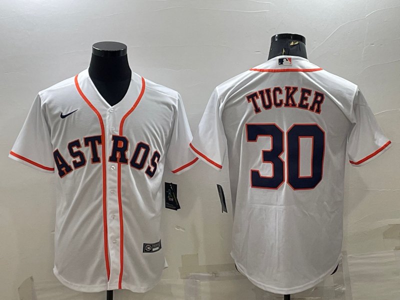 Kyle Tucker Astros White Home Replica Jersey