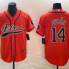 Mauricio Dubon Astros Orange Fashion Replica Jersey