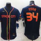 Nolan Ryan Astros Navy 2022 City Connect Authentic Jersey