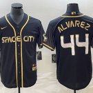 Yordan Alvarez Astros Black Golden City Connect Replica Jersey
