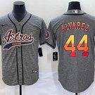 Yordan Alvarez Heather Astros Grey Fashion Replica Jersey