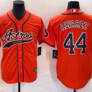 Yordan Alvarez Astros Orange Fashion Replica Jersey