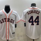 Yordan Alvarez Astros White Home Replica Jersey