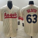 Chase Silseth Angels Cream 2022 City Connect Replica Jersey