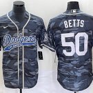 Mookie Betts Dodgers Camo Fashion Replica Jersey