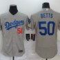 Mookie Betts Dodgers Gray Alternate Authentic Jersey