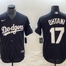 Shohei Ohtani Dodgers Black White Replica Jersey