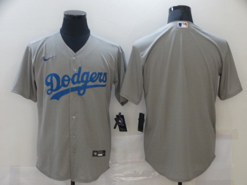 Team Dodgers Gray Alternate Replica Jersey