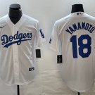 Yoshinobu Yamamoto Dodgers White Home Replica Jersey
