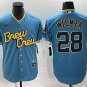 Joey Wiemer Brewers Powder Blue 2022 City Connect Replica Jersey