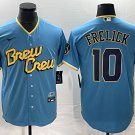 Sal Frelick Brewers Powder Blue 2022 City Connect Replica Jersey