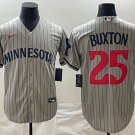 Byron Buxton Twins Gray Road Replica Jersey