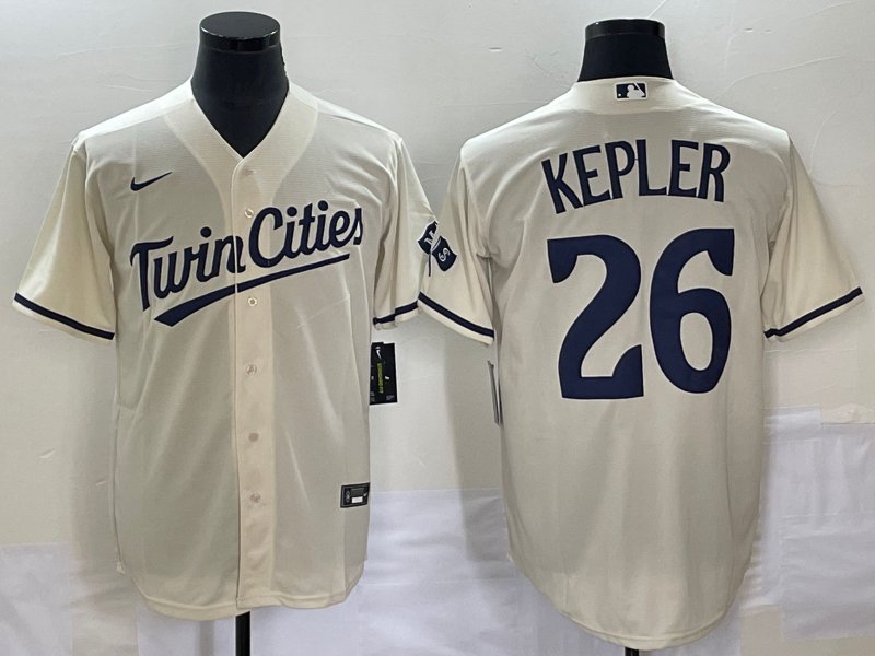 Max Kepler Twins Cream Cities Alternate Replica Jersey