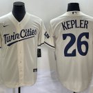 Max Kepler Twins Cream Cities Alternate Replica Jersey