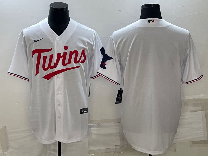 Team Twins White Home Replica Jersey