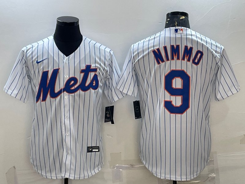 Brandon Nimmo Mets White Home Replica Jersey