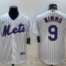 Brandon Nimmo Mets White Home Replica Jersey