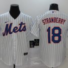 Darryl Strawberry Mets White Home Replica Jersey