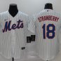 Darryl Strawberry Mets White Home Replica Jersey