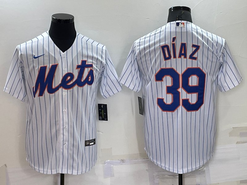Edwin Diaz Mets White Home Replica Jersey