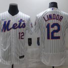 Francisco Lindor Mets White Home Authentic Jersey