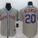 Pete Alonso Mets Gray Road Replica Jersey