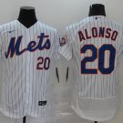 Pete Alonso Mets White Home Authentic Jersey
