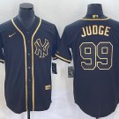 Aaron Judge Yankees Black Golden Replica Jersey