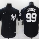 Aaron Judge Yankees Black White Replica Jersey